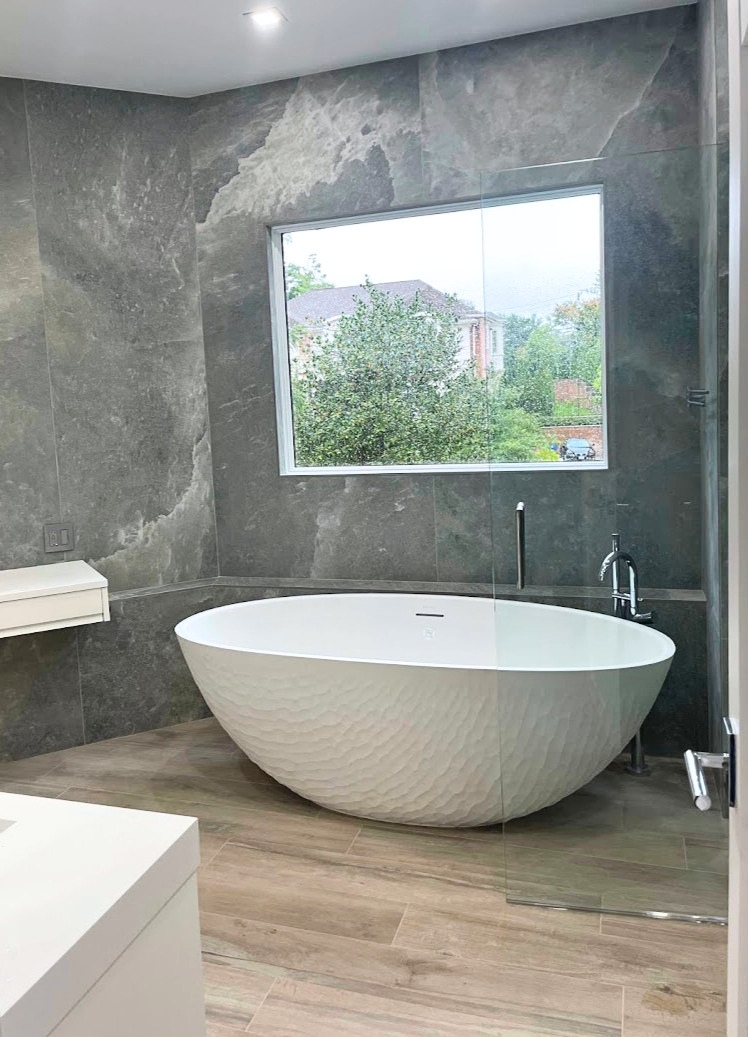 Luxury bathroom tile project